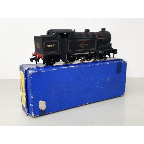 61 - A rare boxed Hornby Dublo 3217 0-6-2T Locomotive with coal in the bunker. Generally excellent, sligh... 