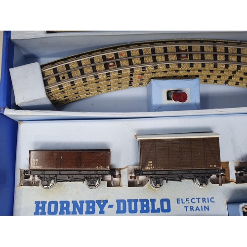 7 - A rare Hornby Dublo EDG7 Southern Region 0-6-2T Goods Set in Nr M-M condition. Locomotive in mint co... 