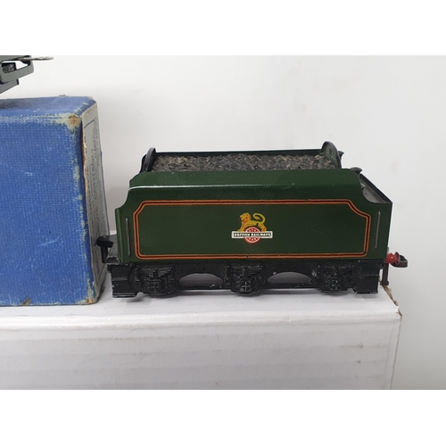 80 - Two boxed Hornby Dublo EDL12 'Duchess of Montrose', one with boxed Tender the other unboxed, and a b... 