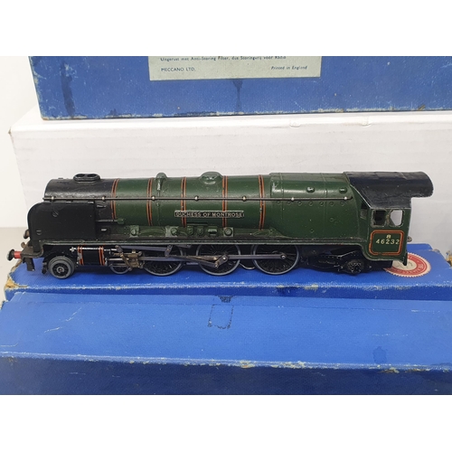 80 - Two boxed Hornby Dublo EDL12 'Duchess of Montrose', one with boxed Tender the other unboxed, and a b... 