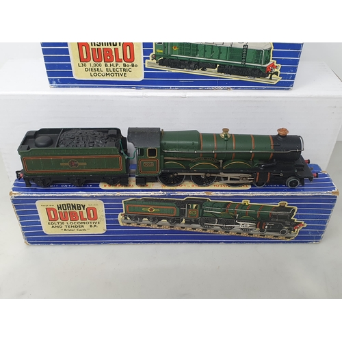 82 - A boxed Hornby Dublo EDLT20 'Bristol Castle' Locomotive and a boxed L30 Bo-Bo diesel Locomotive