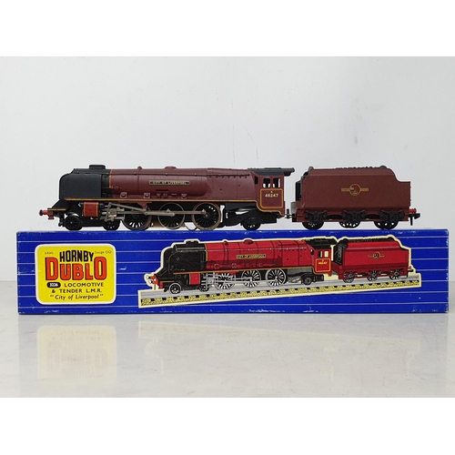 86 - A boxed Hornby Dublo 3226 'City of Liverpool' Locomotive with guarantee