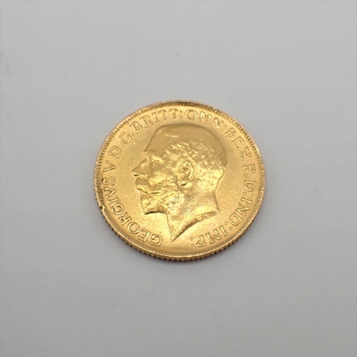 121 - A George V Sovereign 1913