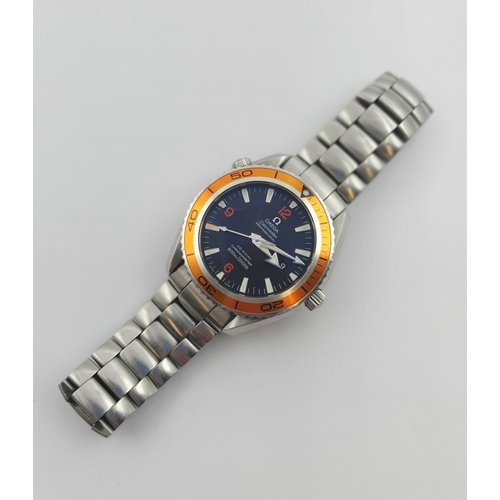 150 - A gentleman's automatic co-axial Omega Seamaster Professional Planet Ocean Chronometer Wristwatch th... 