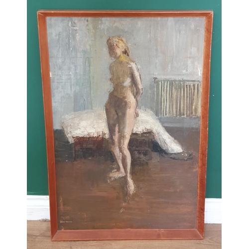 260 - GERALD VAUGHAN (1934-2012). 'Female Nude', signed, oil on board, 30 x 20 in

Gerard Vaughan studied ... 