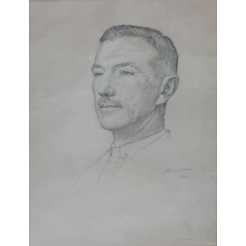 277 - GEORGE SPENCER WATSON ROI, RP, ARA, RA (1869-1934) Portrait of William Tisdall, c.1914, bust length,... 