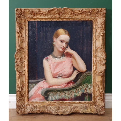 280 - GEORGE SPENCER WATSON ROI, RP, ARA, RA (1869-1934) Eileen, signed and inscribed 'Eileen No 1' on an ... 