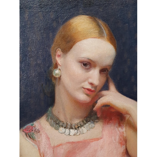 280 - GEORGE SPENCER WATSON ROI, RP, ARA, RA (1869-1934) Eileen, signed and inscribed 'Eileen No 1' on an ... 