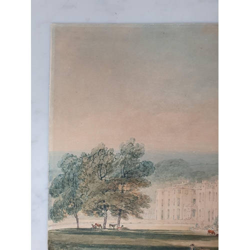 300 - JOSEPH MALLORD WILLIAM TURNER RA (1775-1851)
Hampton Court, Herefordshire, watercolour on paper,  la... 