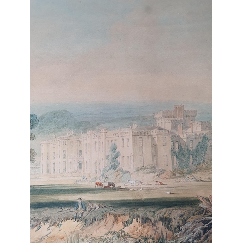 300 - JOSEPH MALLORD WILLIAM TURNER RA (1775-1851)
Hampton Court, Herefordshire, watercolour on paper,  la... 