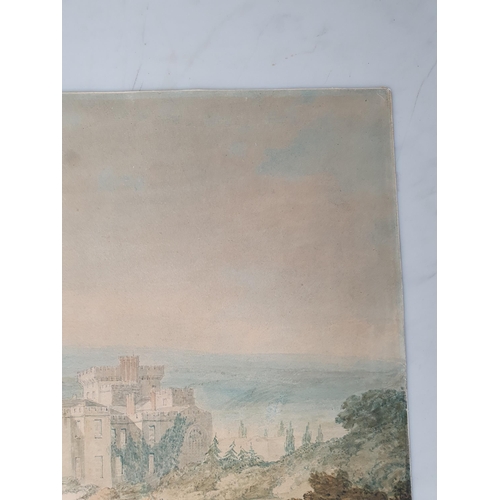 300 - JOSEPH MALLORD WILLIAM TURNER RA (1775-1851)
Hampton Court, Herefordshire, watercolour on paper,  la... 