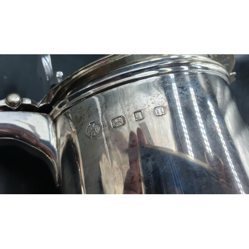 101 - A George V silver Quart Tankard inscribed on base 