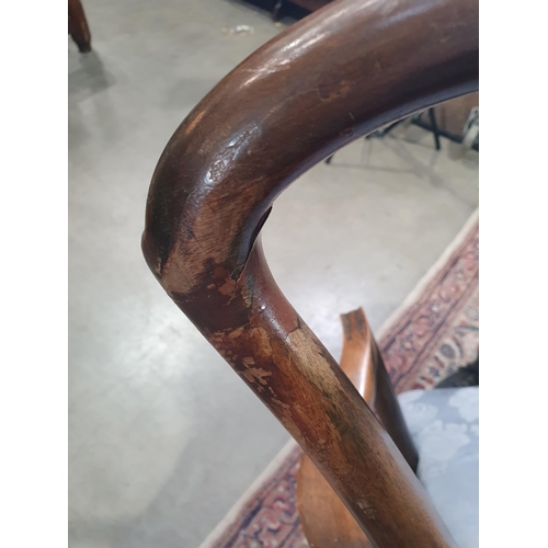 499 - A set of twelve mahogany Dining Chairs in the Georgian style, with carved and pierced splat backs, s... 