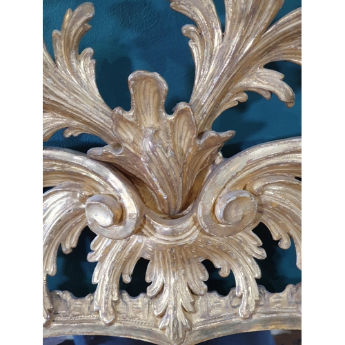 584 - A pair of antique Wall Mirrors in the Georgian manner with elaborate gilt wood, pierced and foliate ... 