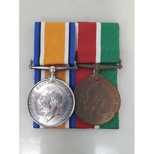 657 - Mercantile Marine Medal engraved William Madge, together with 1914-18 War Medal possibly re-named Wi... 