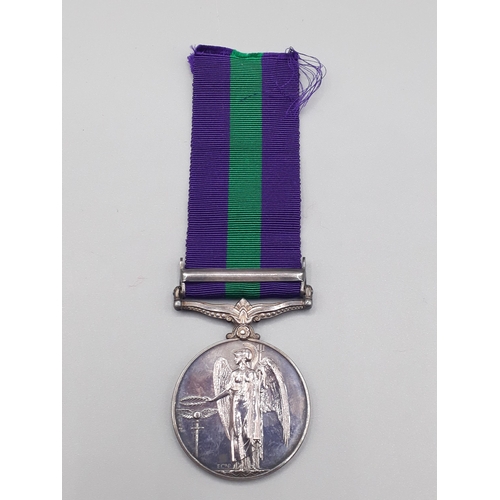 665 - General Service Medal with 'Palestine 1945-48' Clasp engraved to 19015577 Pte. M. Cloney, Army Air C... 