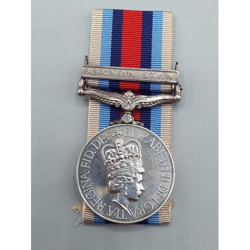 667 - Operational Service Medal with 'Afghanistan' Clasp engraved to 25207417 Pte. M.A. Charlesworth, Roya... 