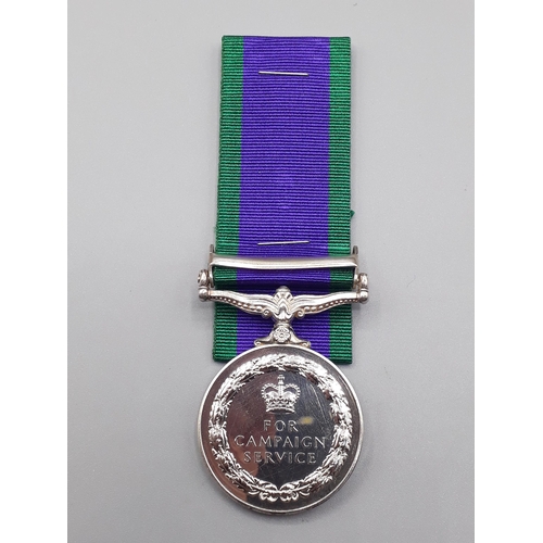 670 - Campaign Service Medal with 'Borneo' Clasp engraved to 19225 Marine P.W. Robinson, Royal Marines