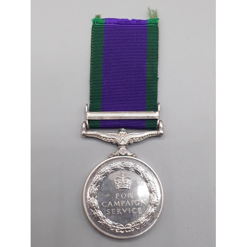 675 - Campaign Service Medal with 'Borneo' Clasp engraved to 062683 ME L. Carns, Royal Navy