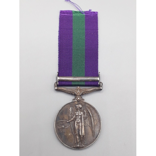 677 - General Service Medal with 'Palestine 1945-48' engraved to 2668392 Guardsman K. Head, Grenadier Guar... 