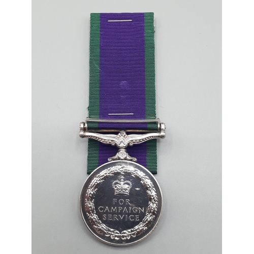 682 - Campaign Service Medal with 'Borneo' Clasp engraved to RM 19887 Marine C.J. Vass, Royal Marines