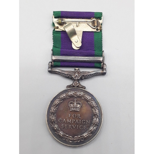 684 - Campaign Service Medal with 'Northern Ireland' Clasp engraved to 24307812 Lane Corporal M. Rutter, R... 