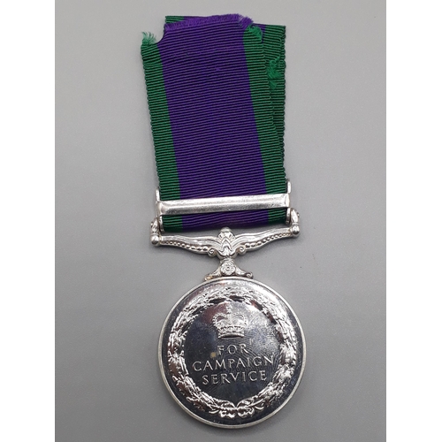 686 - Campaign Service Medal with 'Borneo' Clasp engraved to 23908841 Guardsman J. Reed, Scots Guards