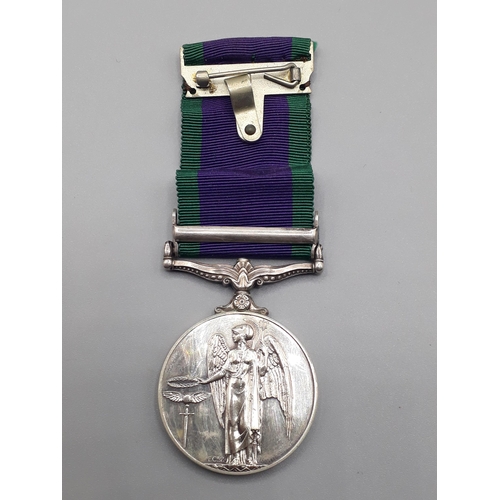 687 - Campaign Service Medal with 'Malaya' Clasp engraved to 23027970 Fusilier J. Stewart, Royal Scots Fus... 