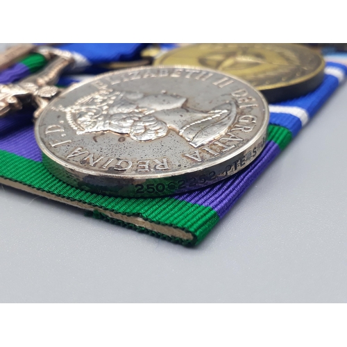 690 - Four; Campaign Service Medal with 'Northern Ireland' Clasp, NATO Medal with 'Former Yugoslavia' Clas... 