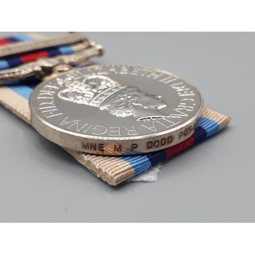 699 - Operational Service Medal with 'Afghanistan' Clasp engraved to 
P0543901 Marine M.P. Dodd, Royal Mar... 