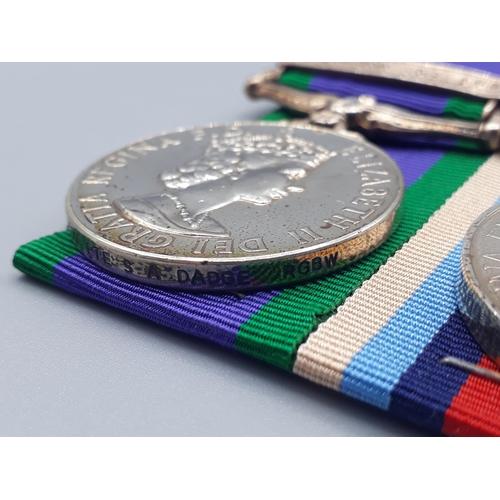 700 - Pair; Campaign Service Medal with 'Northern Ireland' Clasp and Operational Service Medal with 'Afgha... 