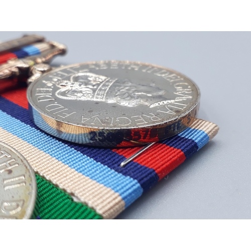 700 - Pair; Campaign Service Medal with 'Northern Ireland' Clasp and Operational Service Medal with 'Afgha... 