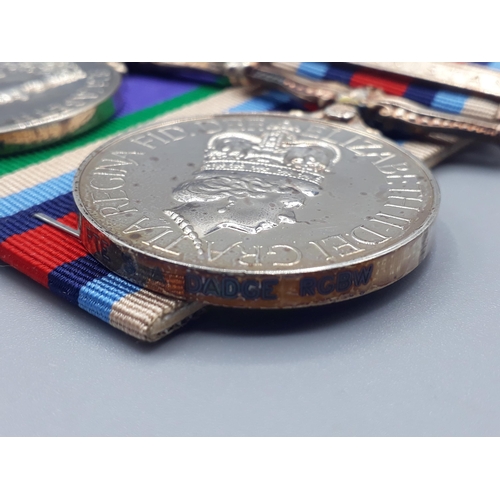 700 - Pair; Campaign Service Medal with 'Northern Ireland' Clasp and Operational Service Medal with 'Afgha... 