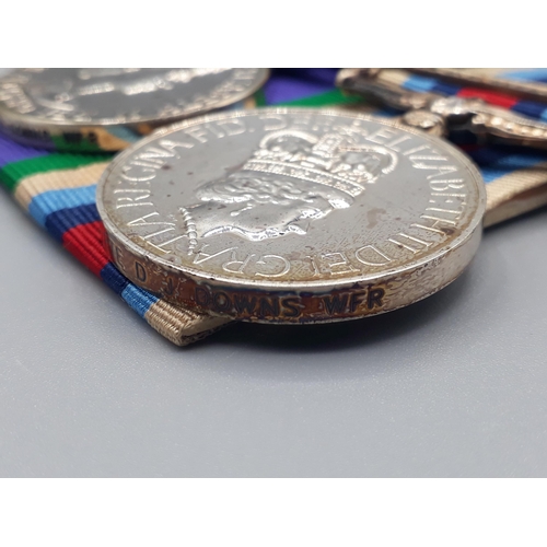 701 - Two; Campaign Service Medal with 'Northern Ireland' Clasp and Operational Service Medal with 'Afghan... 