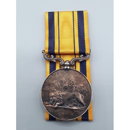 703 - South Africa 1834-53 Medal engraved to 1054 Sergeant Alexander Leitch, 91st Regiment