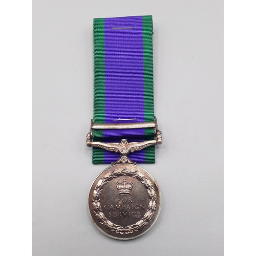 707 - Campaign Service Medal with 'Northern Ireland' Clasp engraved to 24327620 Pte. D.R. Muir, Argyll & S... 