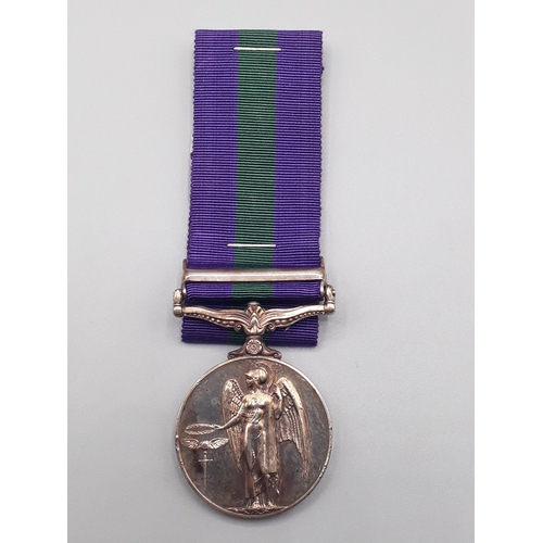 711 - General Service Medal with 'Near East' Clasp engraved to 22978791 Pte. A. Molloy, Argyll & Sutherlan... 