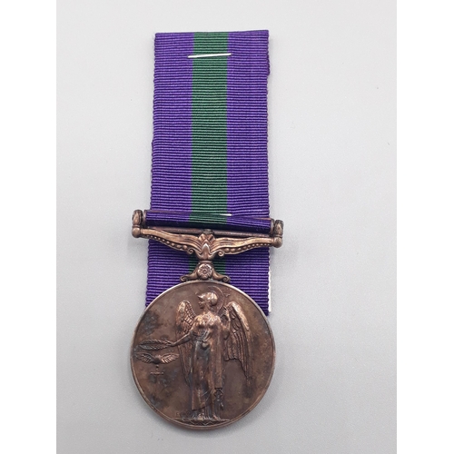 712 - General Service Medal with 'Cyprus' Clasp engraved to 22412595 Sergeant J. Paterson, Argyll & Suther... 