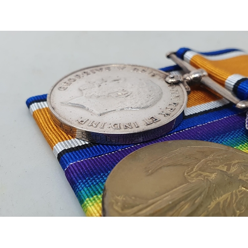 721 - Three; WWI, British War Medal, Victory Medal and Death Plaque engraved to 1543 Pte. David Rob Millar... 