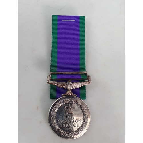 729 - Campaign Service Medal with 'Northern Ireland' Clasp engraved to 25148780 Pte. D.J.L. McLaren, Argyl... 