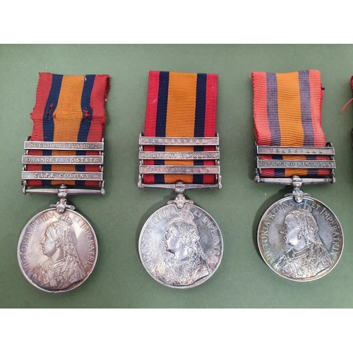 737 - An impressive Collection of twenty Queen and King's South Africa Medals and an India General Service... 