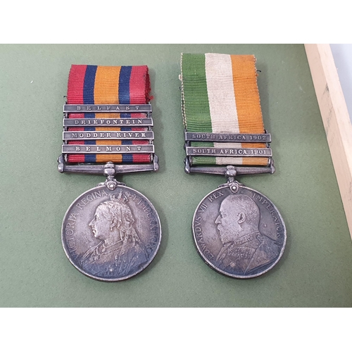 737 - An impressive Collection of twenty Queen and King's South Africa Medals and an India General Service... 