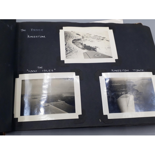 739 - A WWII Photograph Album of John W. Hayter containing 157 photos of Royal Navy Fleet Air Arm interest... 