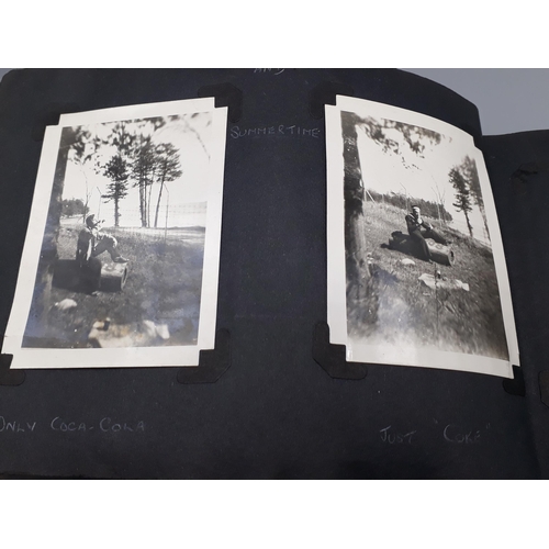 739 - A WWII Photograph Album of John W. Hayter containing 157 photos of Royal Navy Fleet Air Arm interest... 