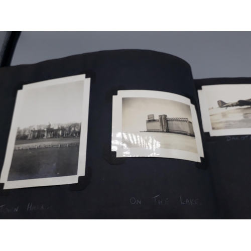 739 - A WWII Photograph Album of John W. Hayter containing 157 photos of Royal Navy Fleet Air Arm interest... 