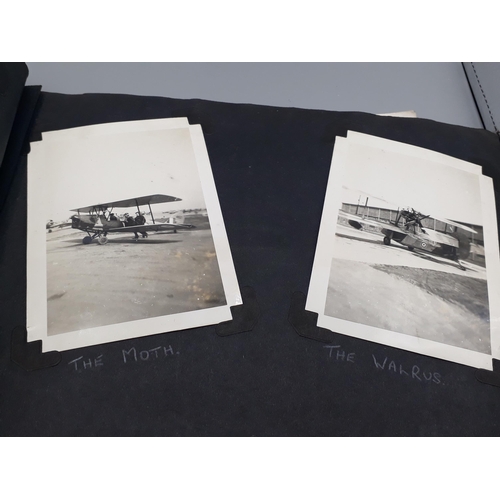 739 - A WWII Photograph Album of John W. Hayter containing 157 photos of Royal Navy Fleet Air Arm interest... 