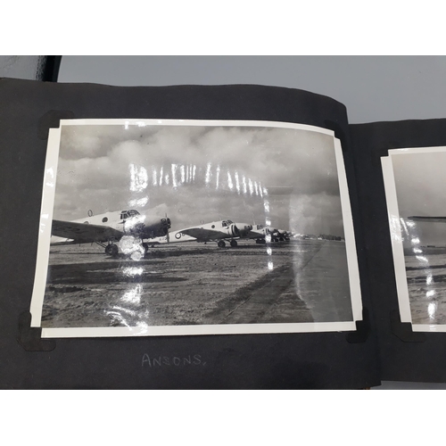 739 - A WWII Photograph Album of John W. Hayter containing 157 photos of Royal Navy Fleet Air Arm interest... 