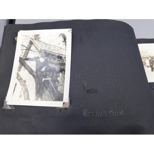 739 - A WWII Photograph Album of John W. Hayter containing 157 photos of Royal Navy Fleet Air Arm interest... 