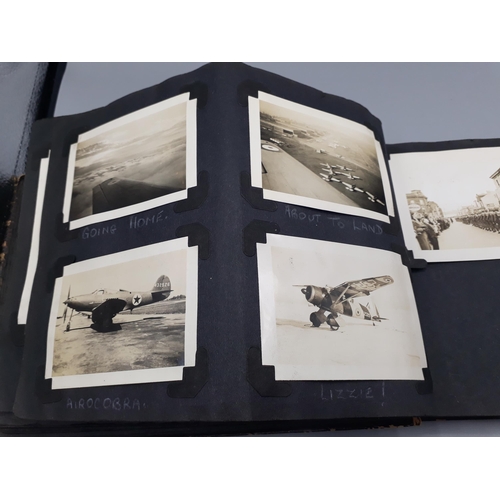 739 - A WWII Photograph Album of John W. Hayter containing 157 photos of Royal Navy Fleet Air Arm interest... 