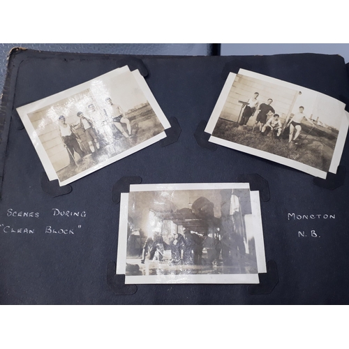 739 - A WWII Photograph Album of John W. Hayter containing 157 photos of Royal Navy Fleet Air Arm interest... 